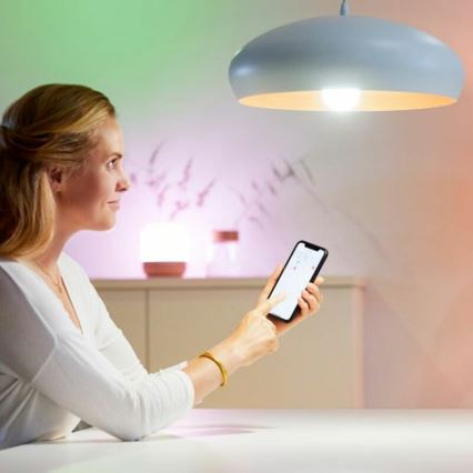 НАБІР 2x LED лампа A60 E27/9W/230V 2700K Wi-Fi + пульт дистанційного керування - WiZ