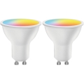 Комплект із 2 LED RGBW димувальних ламп MESH GU10/6,5W/230V 2700-6500K Wi-Fi - Aigostar