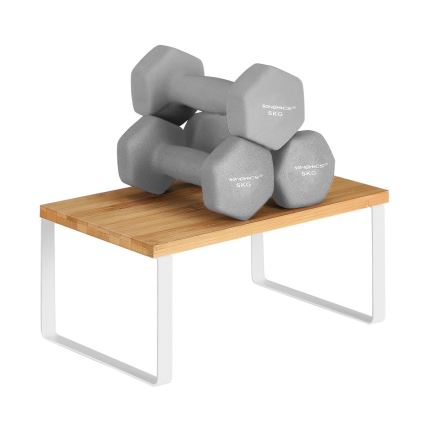 Комплект из 2 полок для хранения MARGE, белый/коричневый