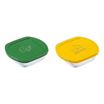 Комплект из 2 стеклянных контейнеров для продуктов PYREX, 0,3 л
