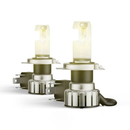 Комплект из 2 светодиодных автоламп NIGHT BREAKER VINTAGE H4 P43T/20W/12V 3000K - Osram