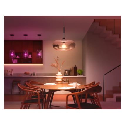 Набор из 2 диммируемых LED-ламп Philips Hue WHITE AND COLOR AMBIANCE E27, 6 Вт, 230 В, 1000–20000 К