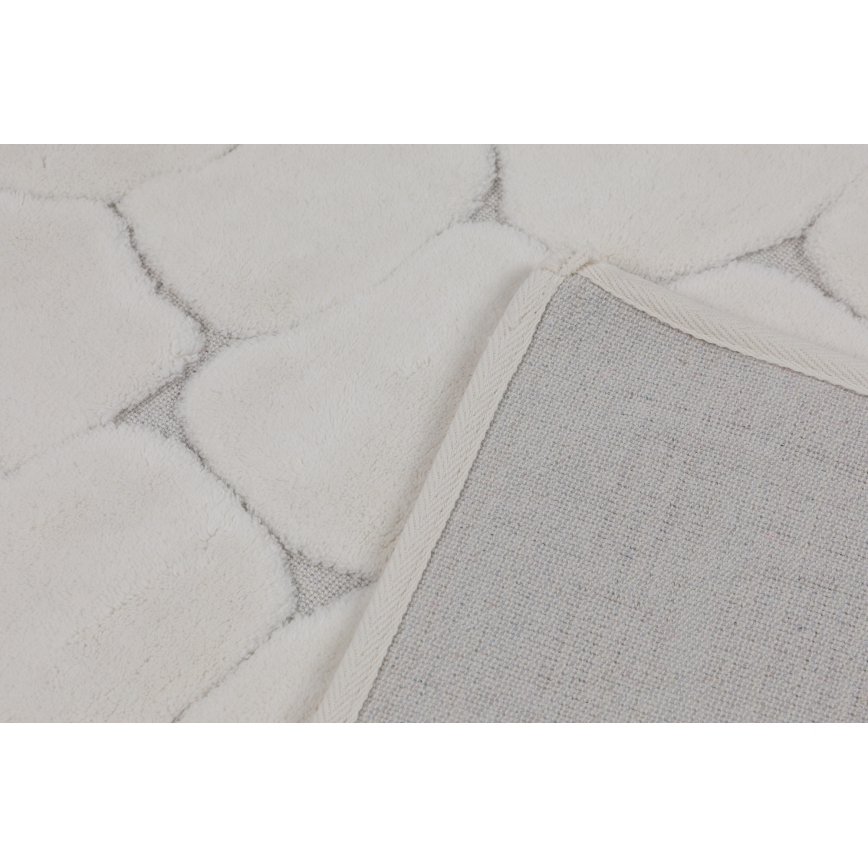 Комплект из 2 ковриков для ванной LINO, 60×100 см, кремовый
