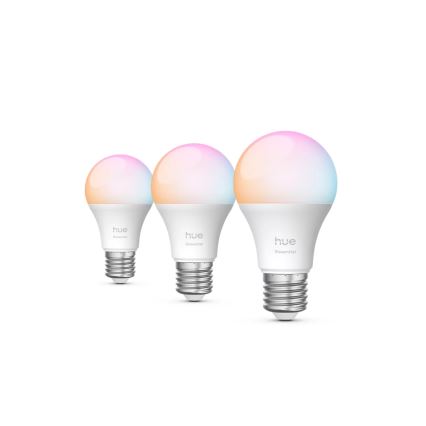 Набор из 3 диммируемых LED-ламп Philips Hue White And Color Ambiance Essential E27/8W/230V 2200-6500K