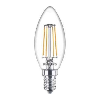 Комплект із 3 LED-ламп VINTAGE Philips B35 E14/4,3W/230V 2700K