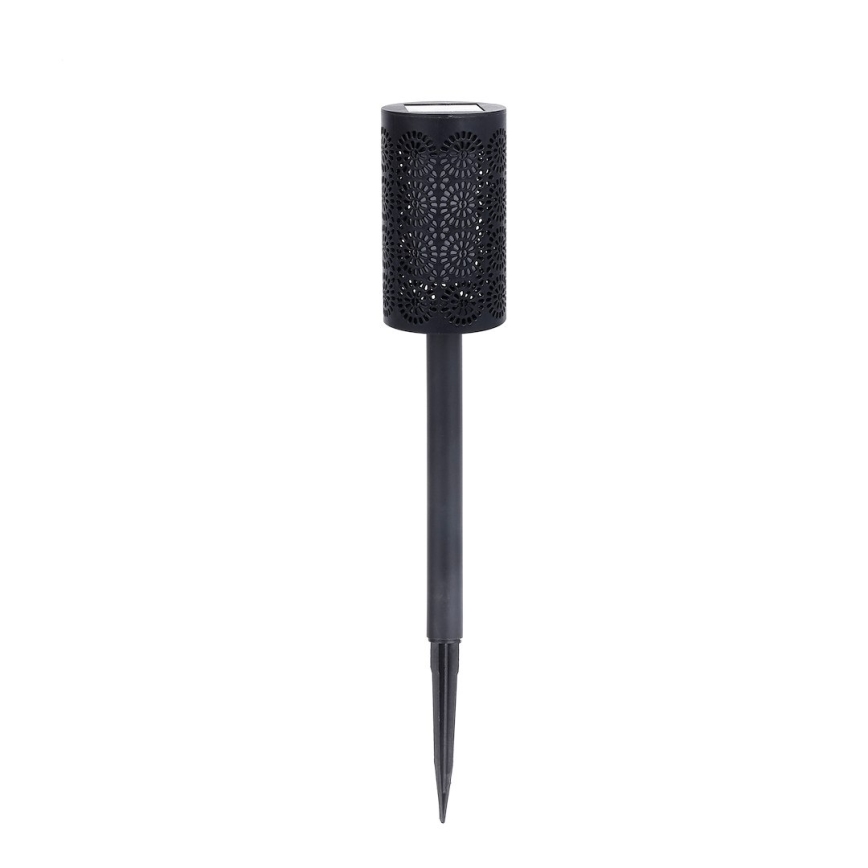 Комплект из 4 солнечных LED-ламп DECOR, 1,2 В, 150 мА·ч, 3000 К, 39 см, IP44, чёрные