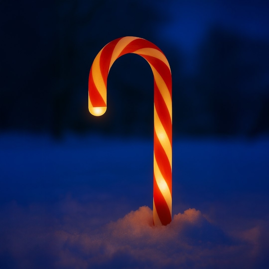 Комплект из 5 LED уличных рождественских украшений LED/2W/230V IP44, красный