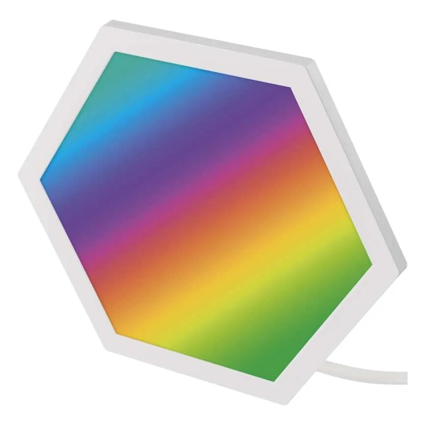 Комплект из 3 диммируемых LED-панелей RGBIC+CCT — расширение, 1,8 Вт/230 В, Wi-Fi Tuya