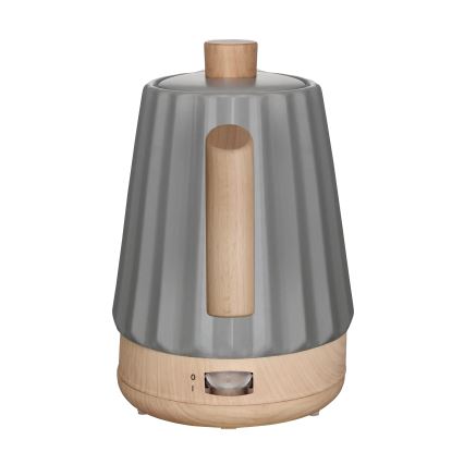 Concept RK0092 - Електричний чайник 1,5 л 1500W/230V темно-сірий/декор під дерево/кераміка