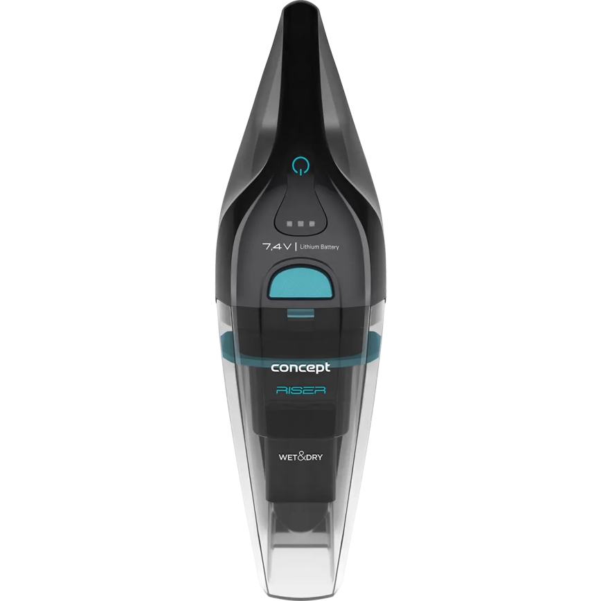 Concept VP4350 - ручний пилосос WET & DRY RISER 50W/7,4V 2200 mAh чорний