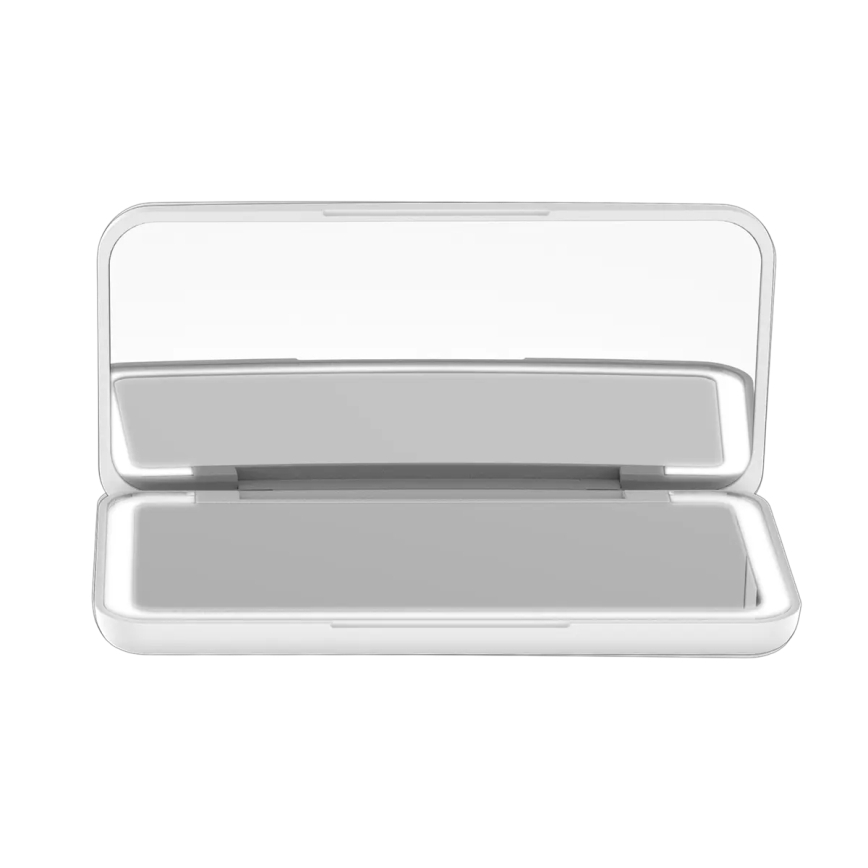 Concept KZ2010 - LED кишенькове косметичне дзеркало PERFECT SKIN LED/1,5W/5V 4500-5500K 300 mAh біле