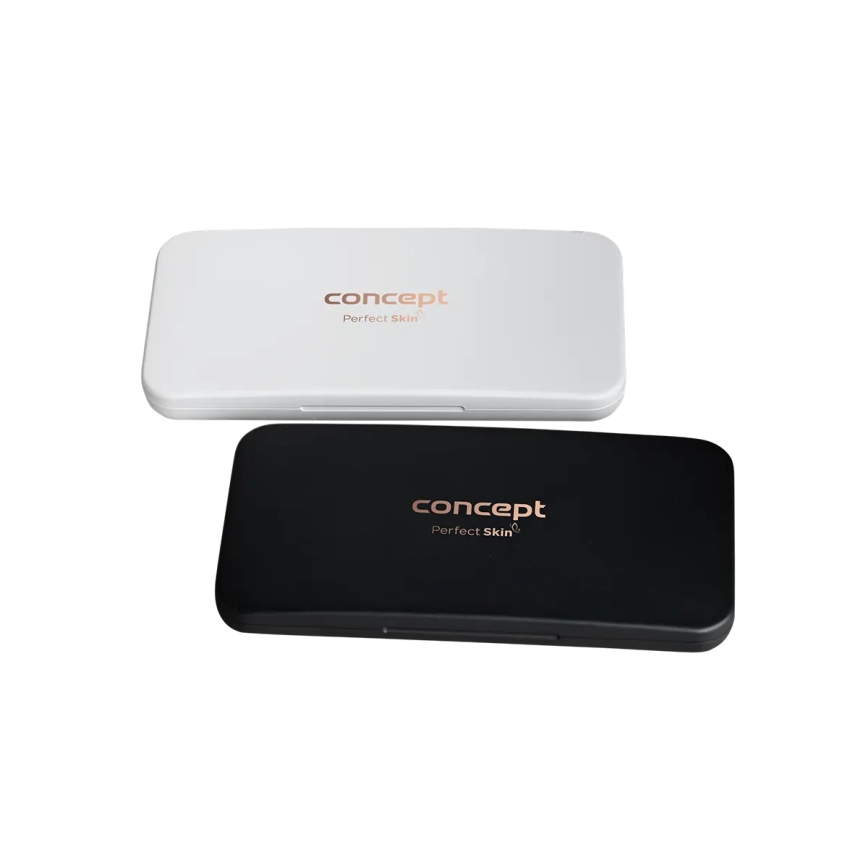 Concept KZ2010 - LED кишенькове косметичне дзеркало PERFECT SKIN LED/1,5W/5V 4500-5500K 300 mAh біле