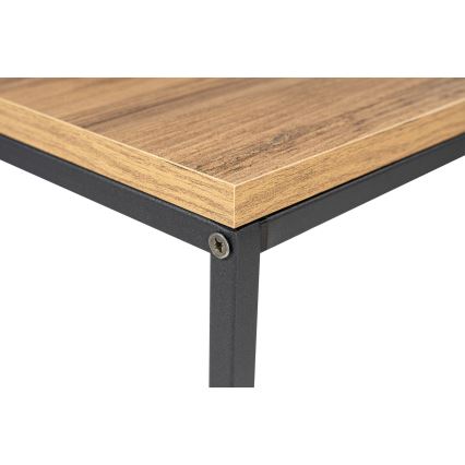 Консольний столик CANVAS 80x100 см сосна атлантік/чорний