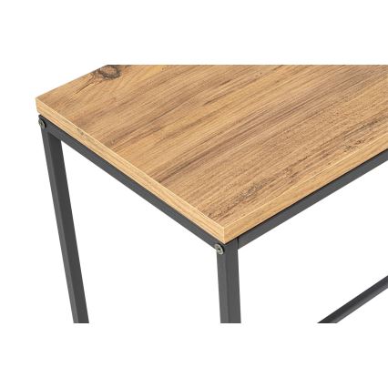 Консольний столик CANVAS 80x100 см сосна атлантік/чорний