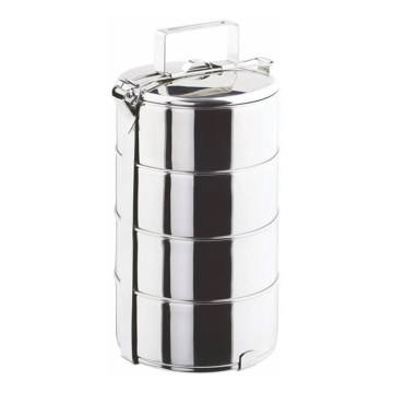 Контейнер для їжі TORO, 4 л, нержавіюча сталь