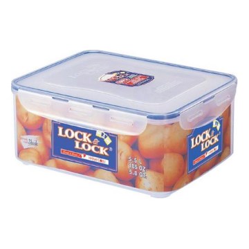 Контейнер для пищевых продуктов LOCK 5,5 л, синий/прозрачный