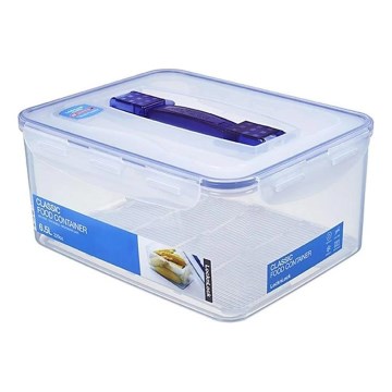 Контейнер для продуктів LOCK 6,5 л синій/прозорий