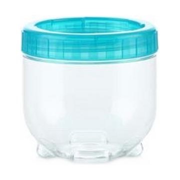 Контейнер для продуктов INTERLOCK 0,5 л бирюзовый/прозрачный