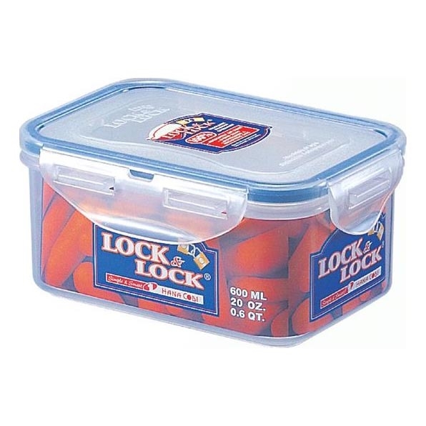 Контейнер для продуктов LOCK 0,6 л синий/прозрачный