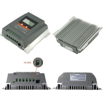 Контроллер заряда солнечных батарей MPPT MT2075 12/24V/20A