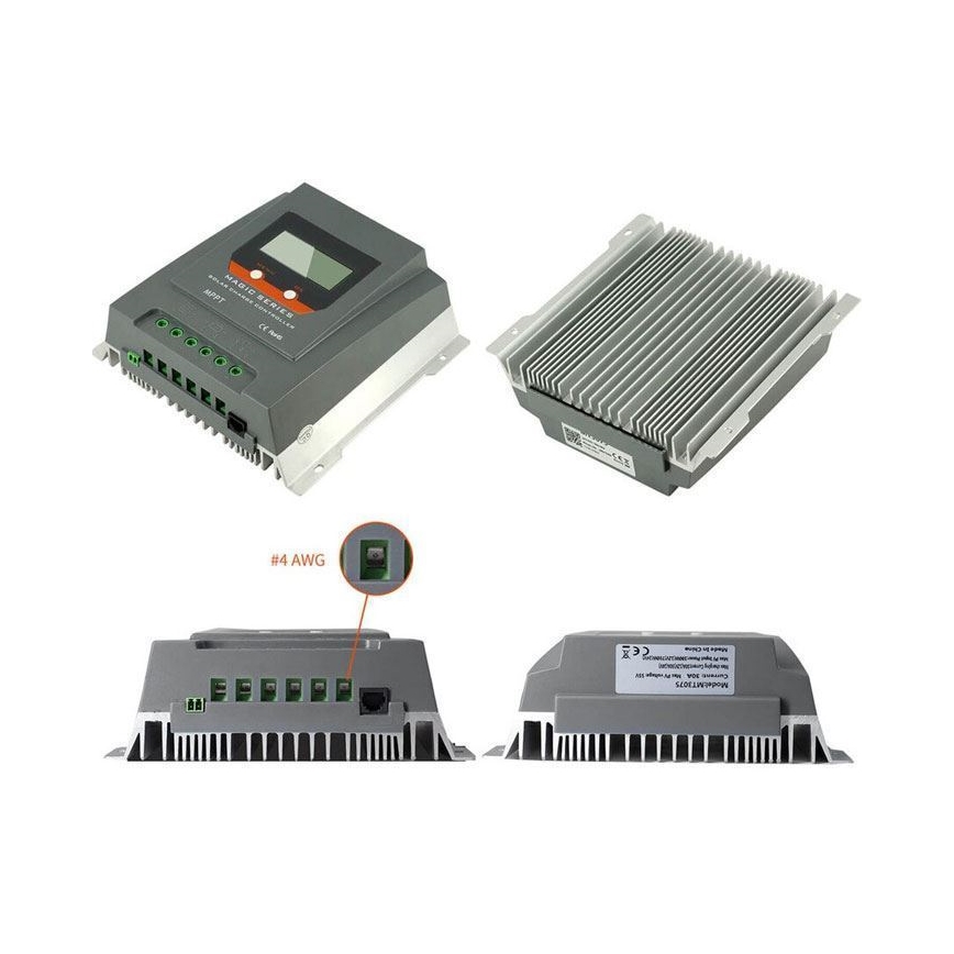 Контроллер заряда солнечных батарей MPPT MT2075 12/24V/20A