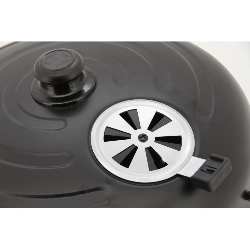 Коптильня на углях 3в1 черный