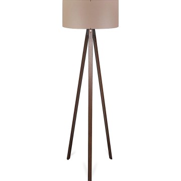 Коричнева підлогова лампа AYD 1xE27/40W/230V