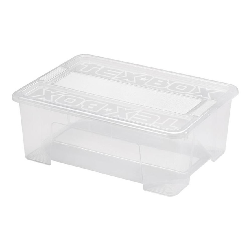 Коробка для зберігання TEX BOX 10 л прозорий