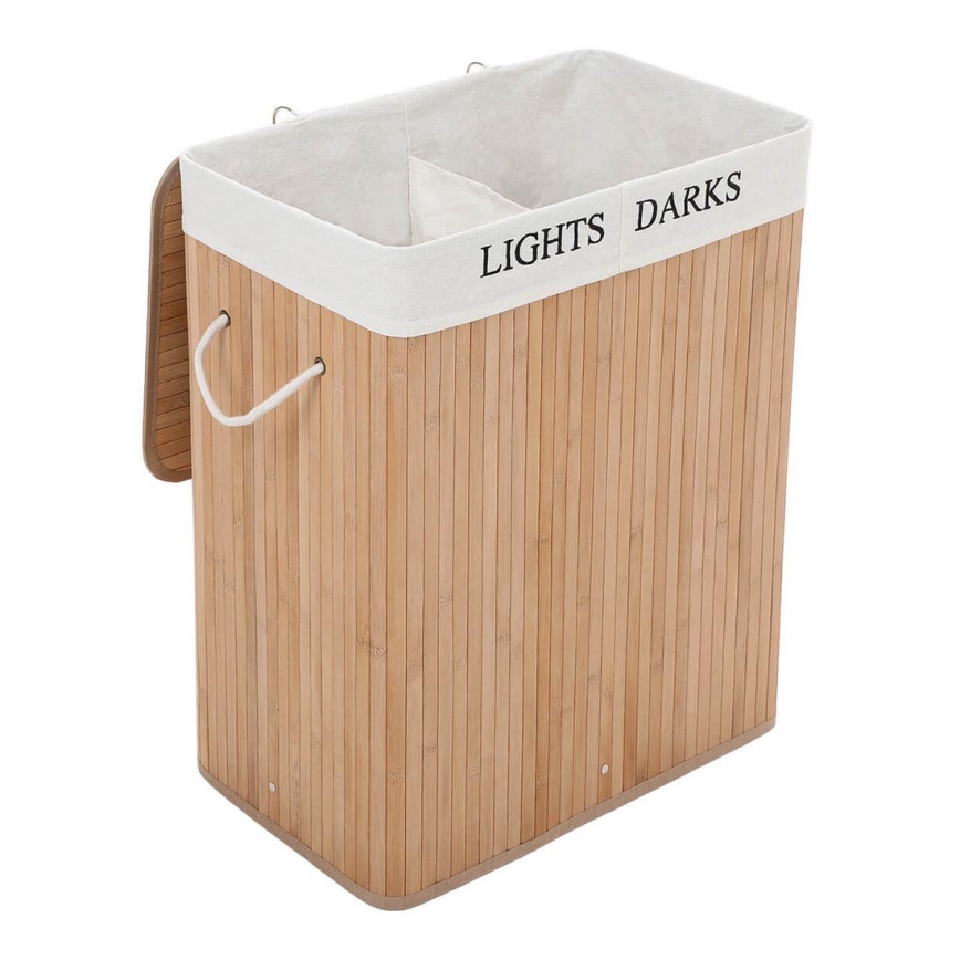 Корзина для белья GUS, коричневая