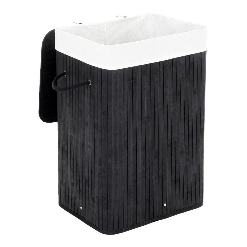 Корзина для белья GUS — чёрная