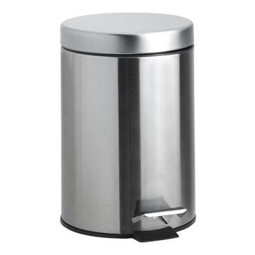 Корзина для мусора 20x28 см, нержавеющая сталь/серебристая