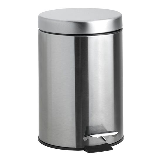 Корзина для мусора 20x28 см, нержавеющая сталь/серебристая