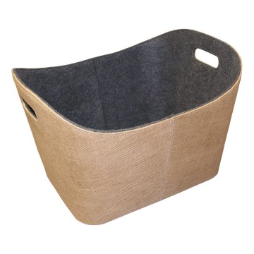 Корзина из фетра с ручками 35x55 см бежевый