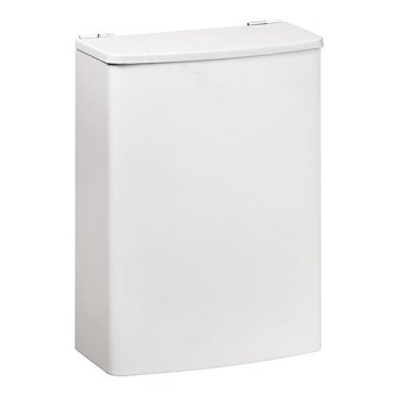 Кошик 19x26,5 см, нержавіюча сталь/білий