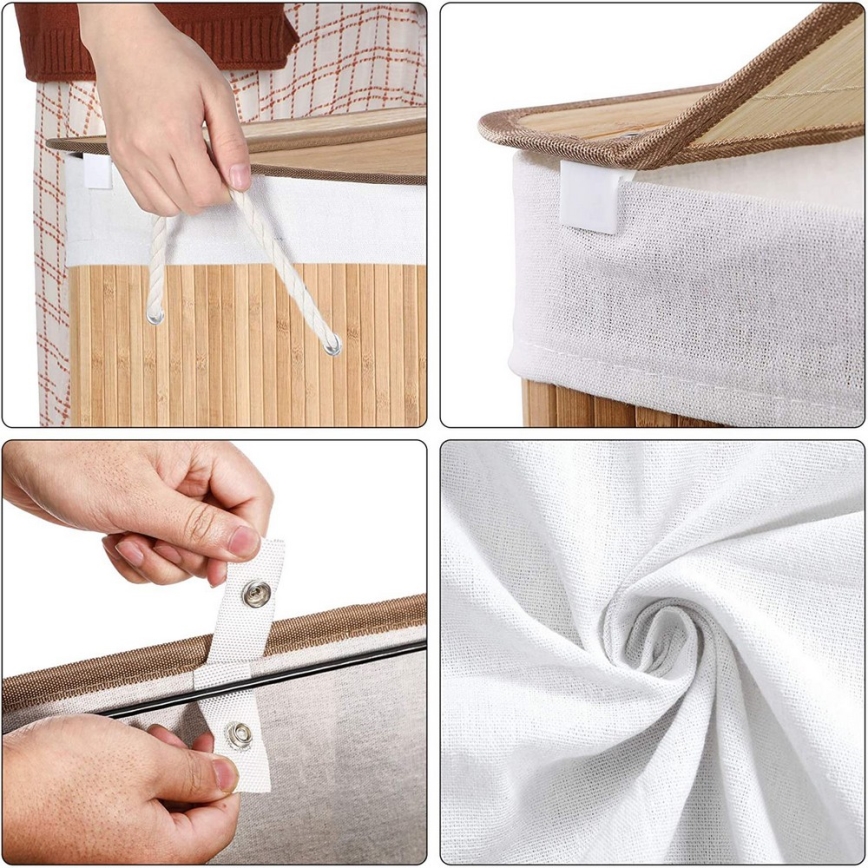 Кошик для білизни GUS коричневий