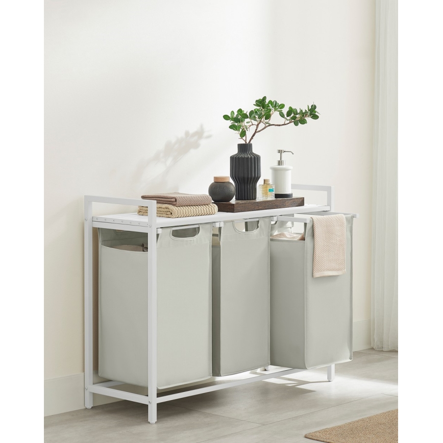 Кошик для білизни REX білий