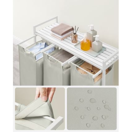 Кошик для білизни REX білий