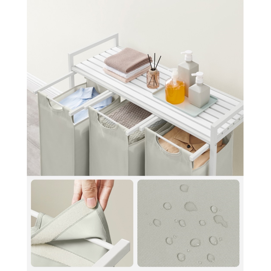 Кошик для білизни REX білий