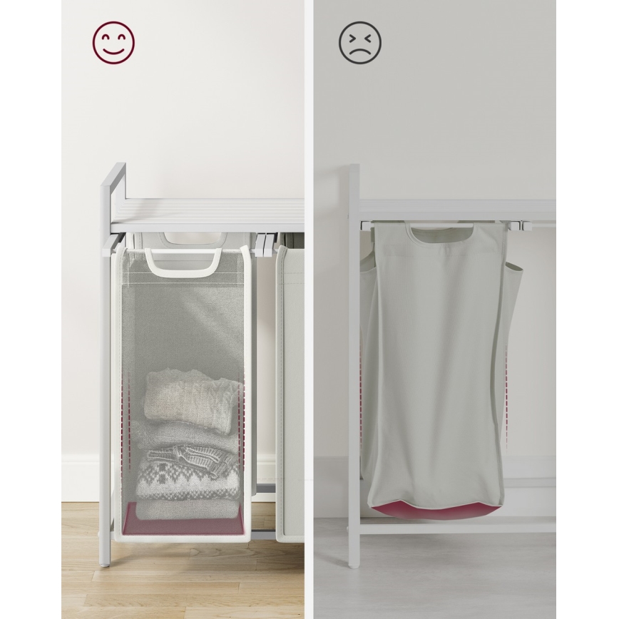 Кошик для білизни REX білий