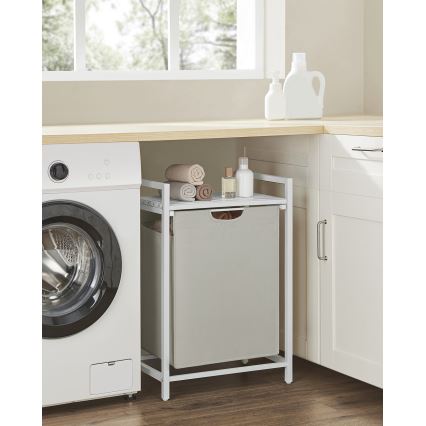 Кошик для білизни REX, білий