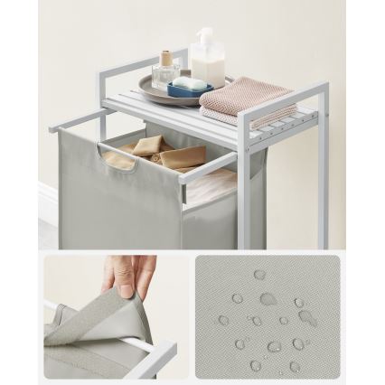 Кошик для білизни REX, білий