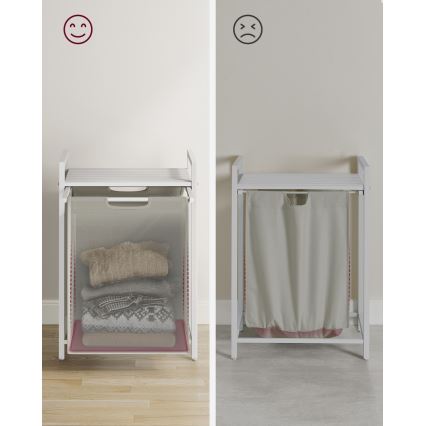 Кошик для білизни REX, білий