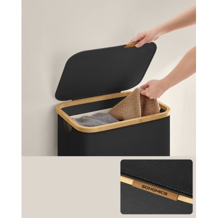 Кошик для білизни TATE чорний