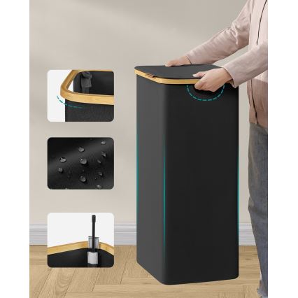 Кошик для білизни TATE чорний