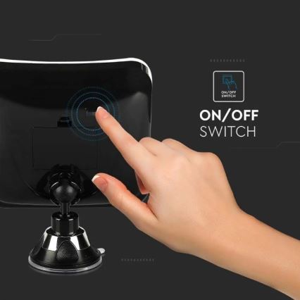 Косметическое зеркало со светодиодной подсветкой LED/3,2W/4,5V 3xAA IP44