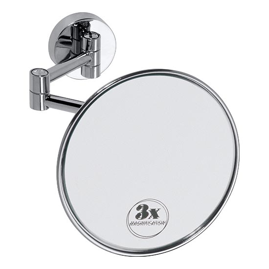 Косметичне дзеркало 14×14 см, сріблясте