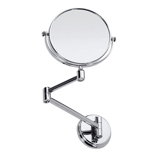 Косметичне дзеркало 18,5x26 см, сріблясте