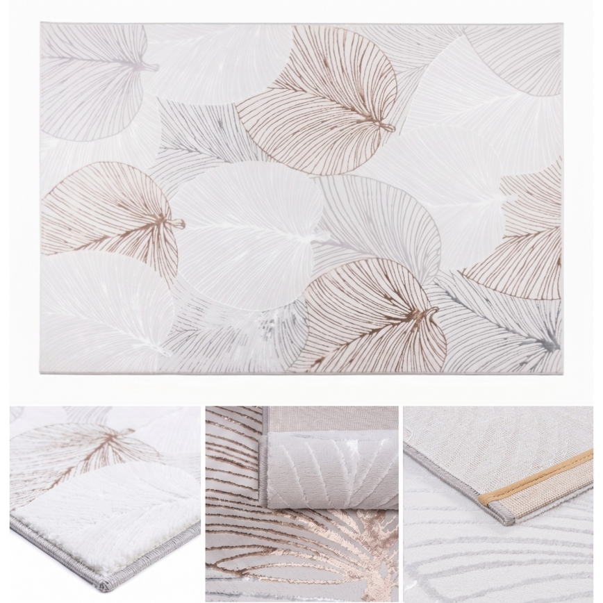 Ковер CREATION 80x150 cm 1950 g/m2 серый/бежевый/белый