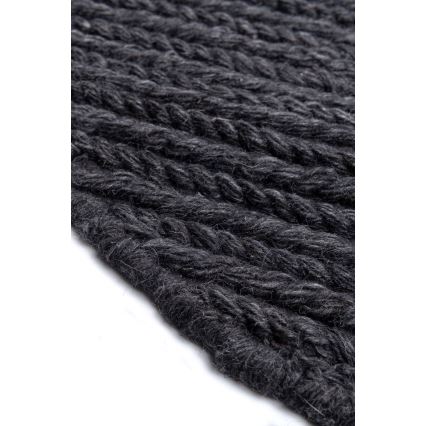 Ковёр FIR WOOL 160 см 2600 г/м2 антрацит/натуральный