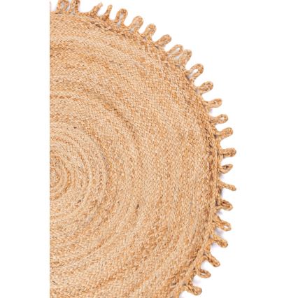 Ковёр JUTA 100 см бежевый/натуральный